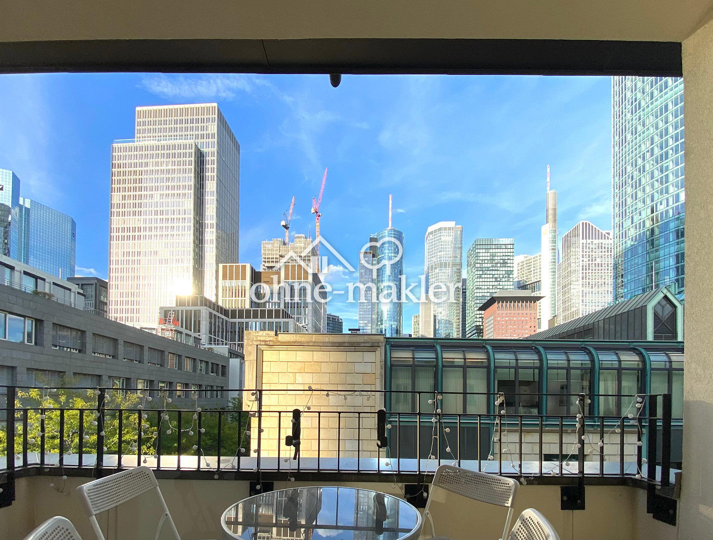 Luxus Wohnung mit Skylineblick in Frankfurt, 60329 Frankfurt am Main (Bahnhofsviertel Gallus Gutleutviertel Innenstadt)
