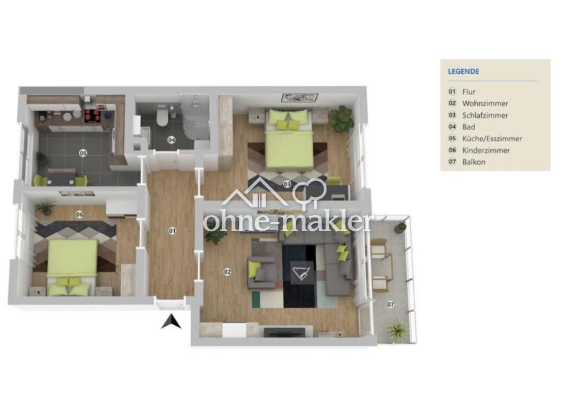 Ruhige Lage am Feldrand - Ihr neues Zuhause, 63500 Seligenstadt