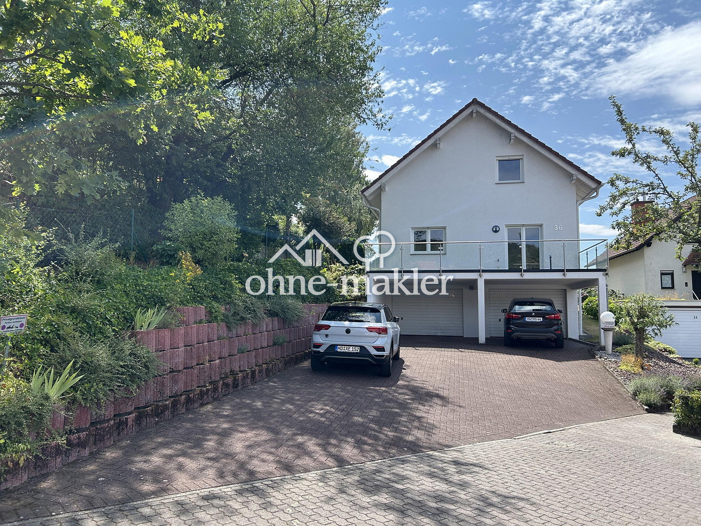 3,5Zi-Maisonette-Wohnung,2Garagen,Balkon,Küche,Kamin,GästeWC,Niedernhausen,Schäfersberg., 65527 Niedernhausen
