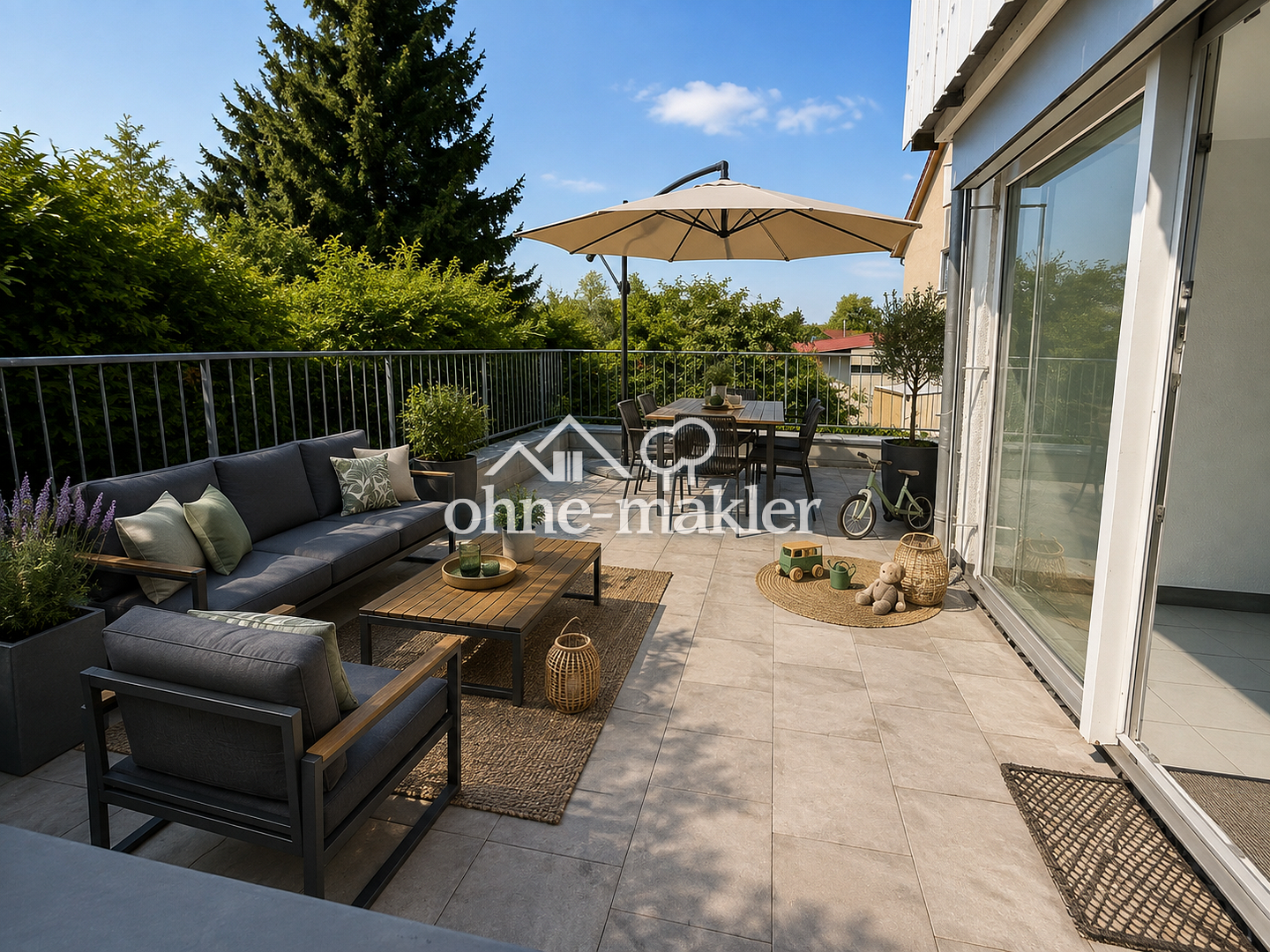 Erdgeschosswohnung mit Terrasse – zentral in Neuenstadt, 74196 Neuenstadt am Kocher