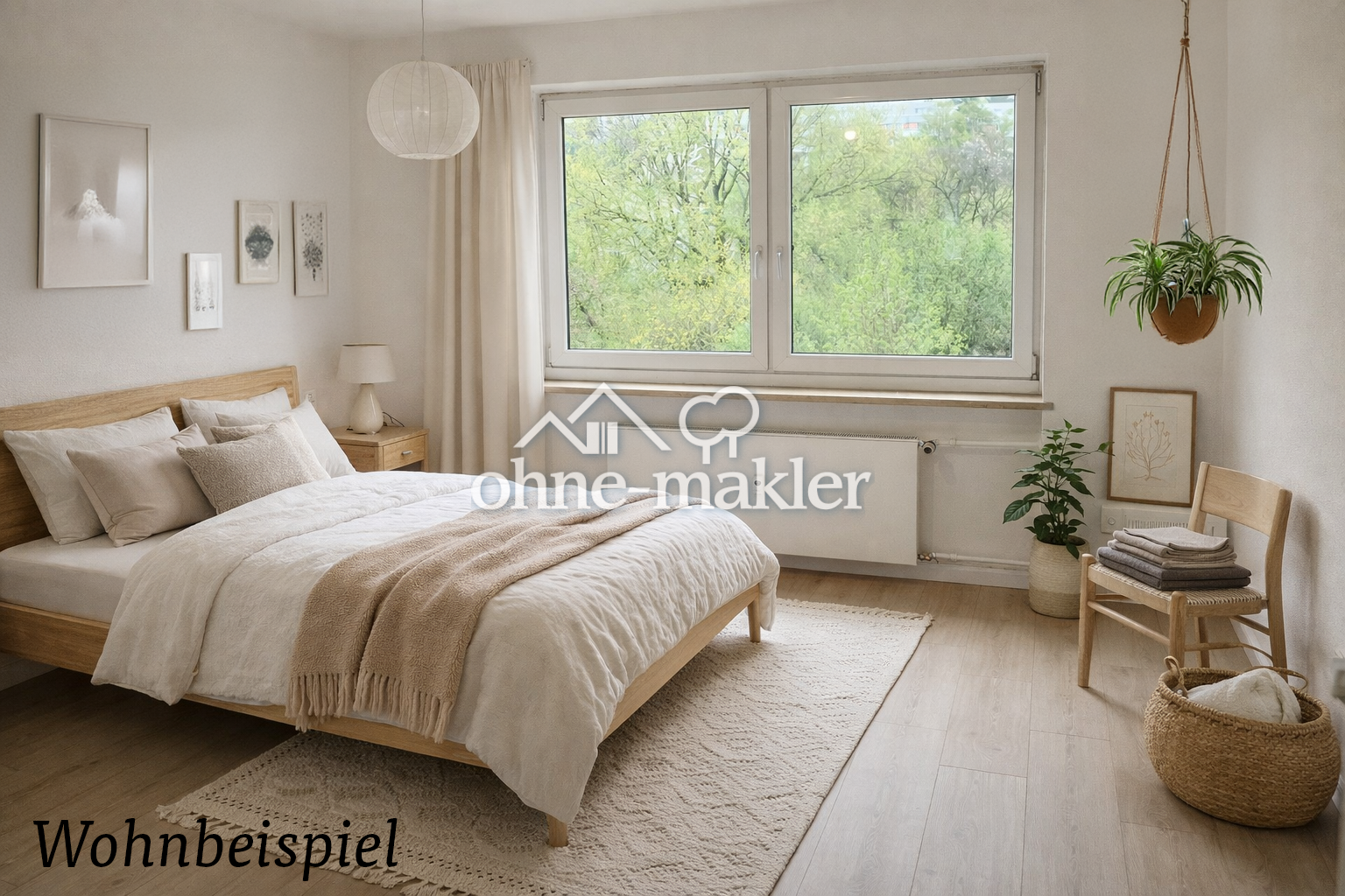 Licht & Grün 3-Zimmerwohnung in Würzburg, 97078 Würzburg (Grombühl Lindleinsmühle Versbach)