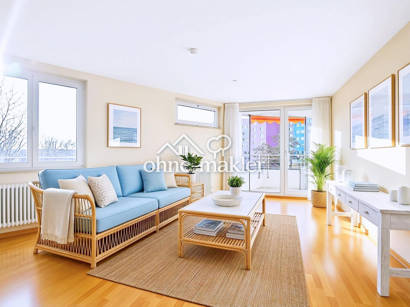 Berlin-Mitte Helle Wohnung mit Seeblick, 13088 Berlin (Pankow)