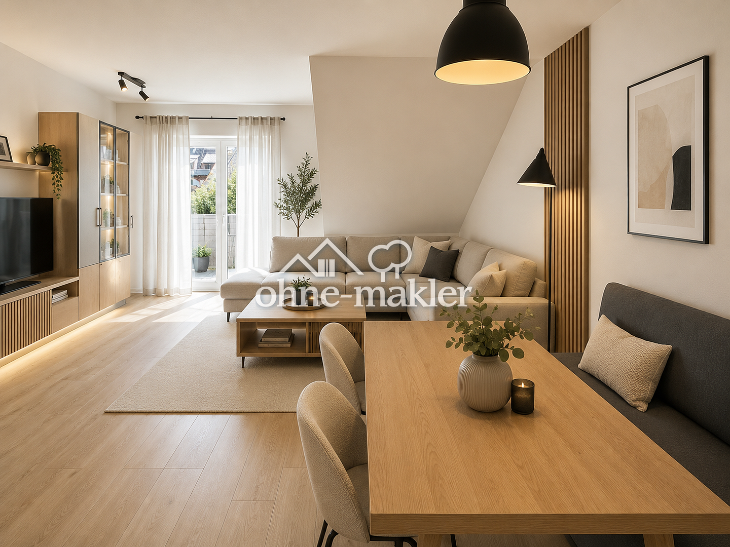 Dachgeschosswohnung mit Balkon & Tiefgarage, 69242 Mühlhausen