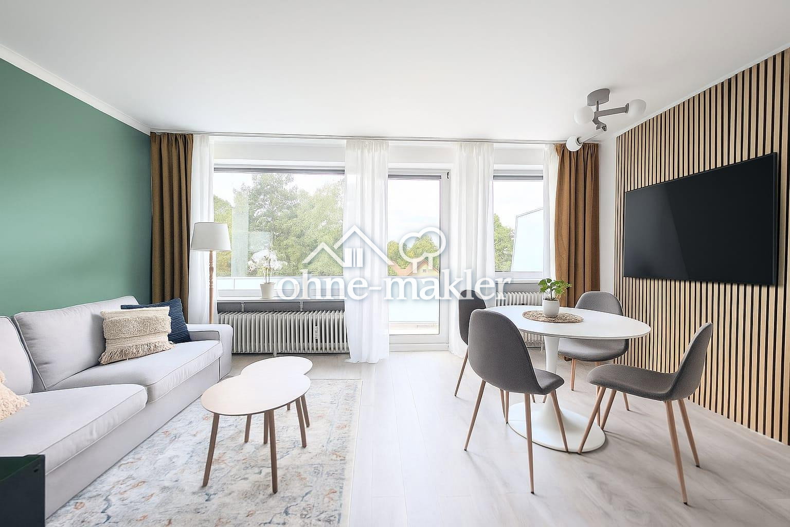 Westbalkon & möbliert – Hamburg-Rahlstedt, 22145 Hamburg (Wandsbek Farmsen-Berne Rahlstedt)