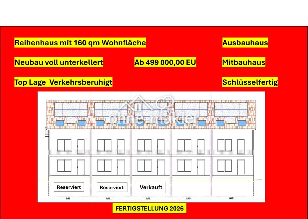 Modernes Reihenhaus in Gründau – Ihr neues Zuhause, 63584 Gründau