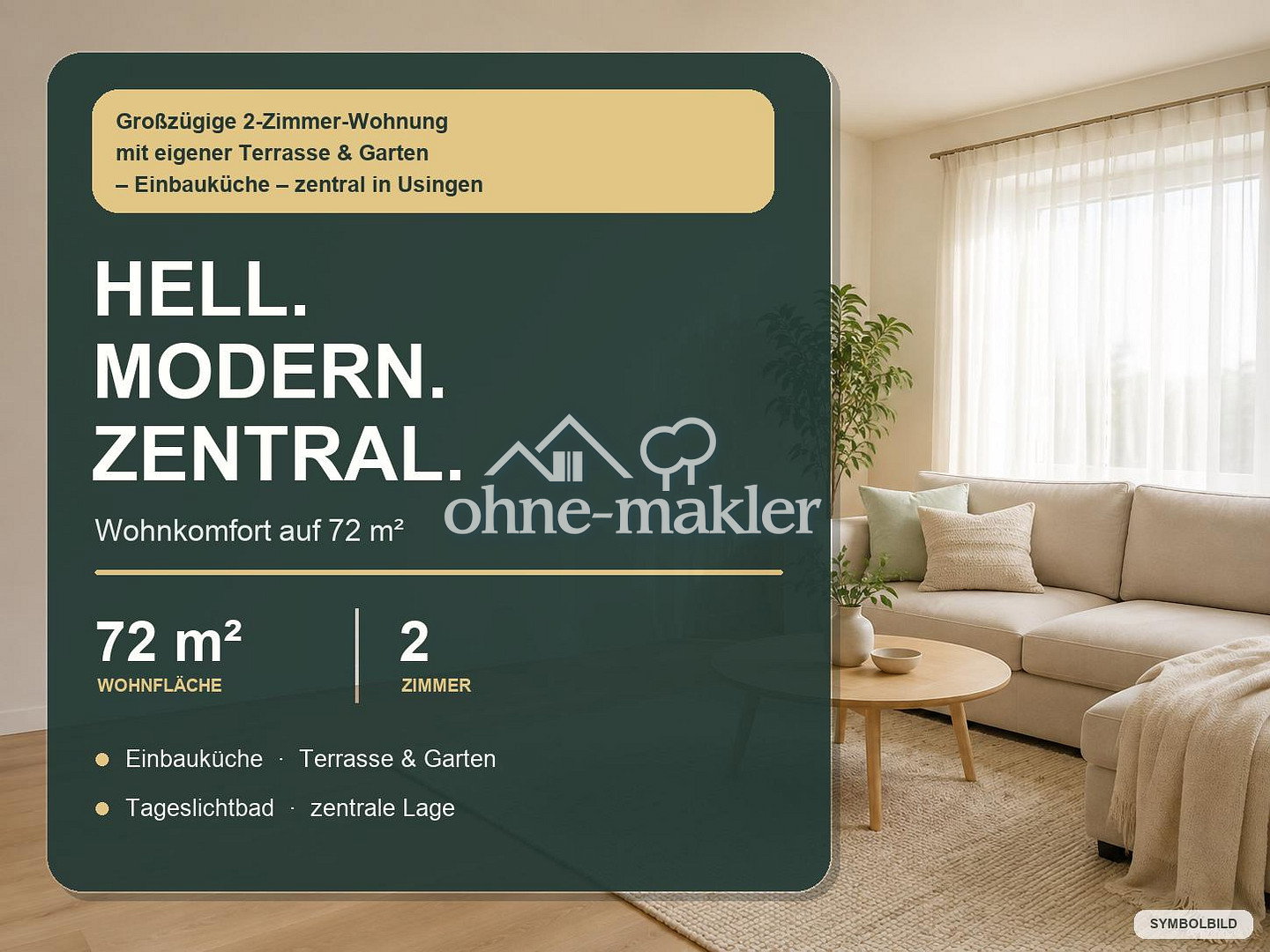 zentrale Lage, Terrasse & Garten, 61250 Usingen