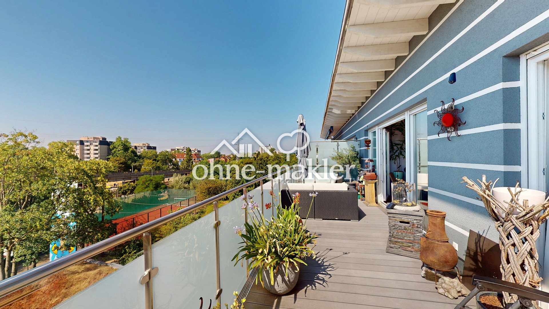 Penthouse mit Weitblick in Frankfurt-Nied, 65934 Frankfurt am Main (Höchst Nied)