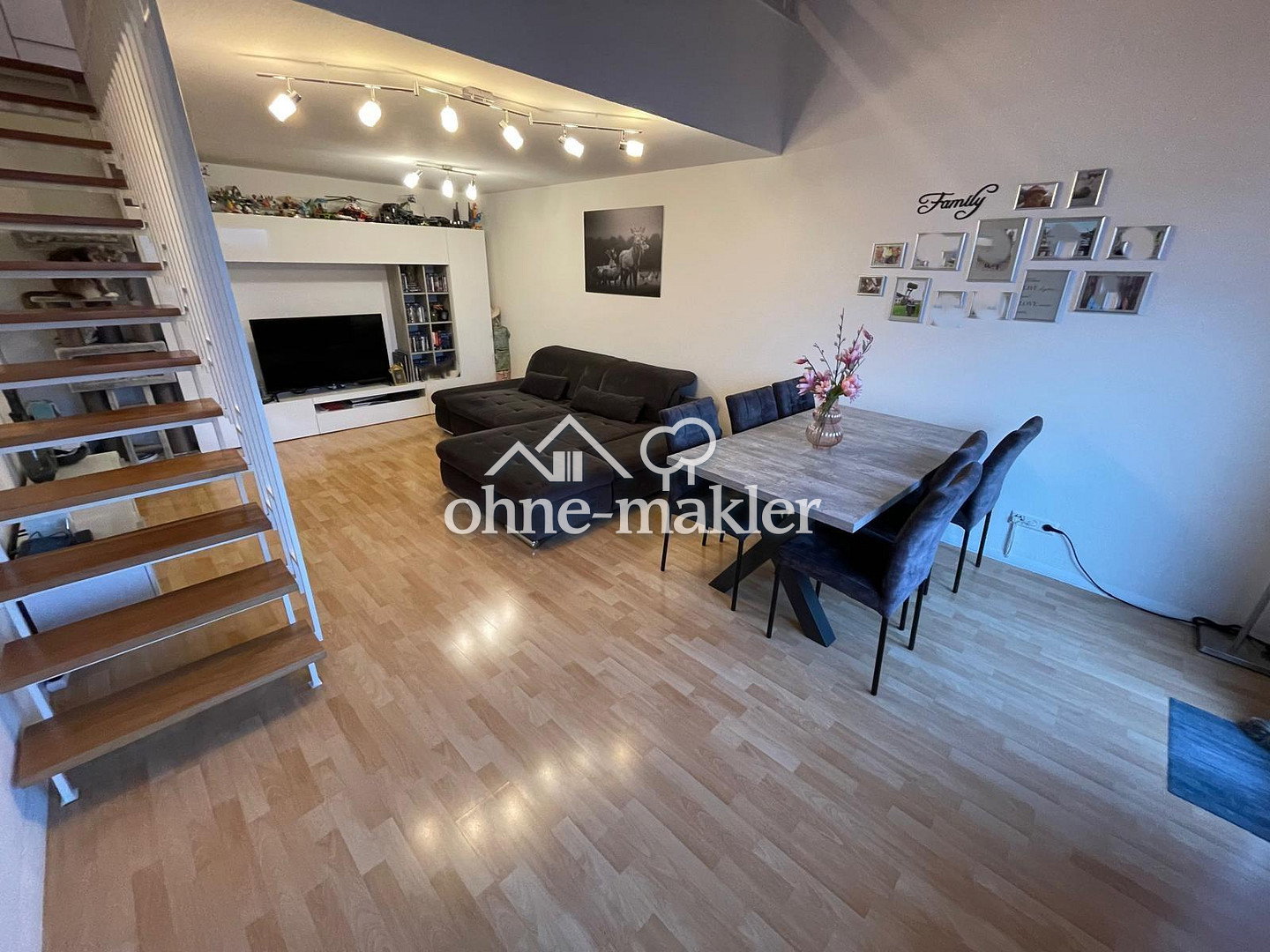 Rheinblick-Maisonette mit Tiefgarage & Einbauküche, 79618 Rheinfelden (Baden)
