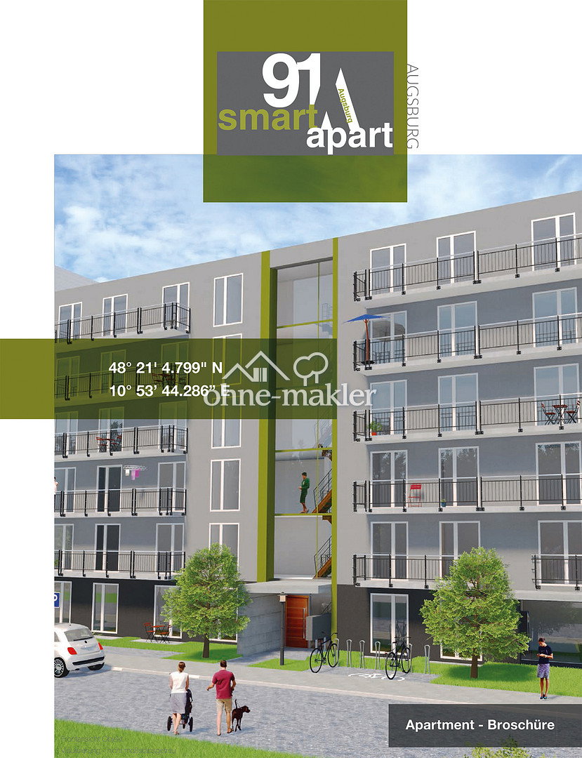Studenten-Apartment Augsburg – Nähe Uni, 86159 Augsburg (Antonsviertel Hochfeld Innenstadt Universitätsviertel)