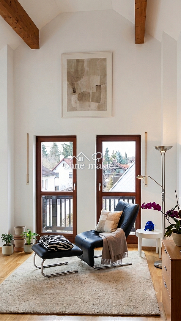 Dachgeschosswohnung mit Südwest-Ausrichtung in München, 81825 München (Berg am Laim Trudering-Riem)