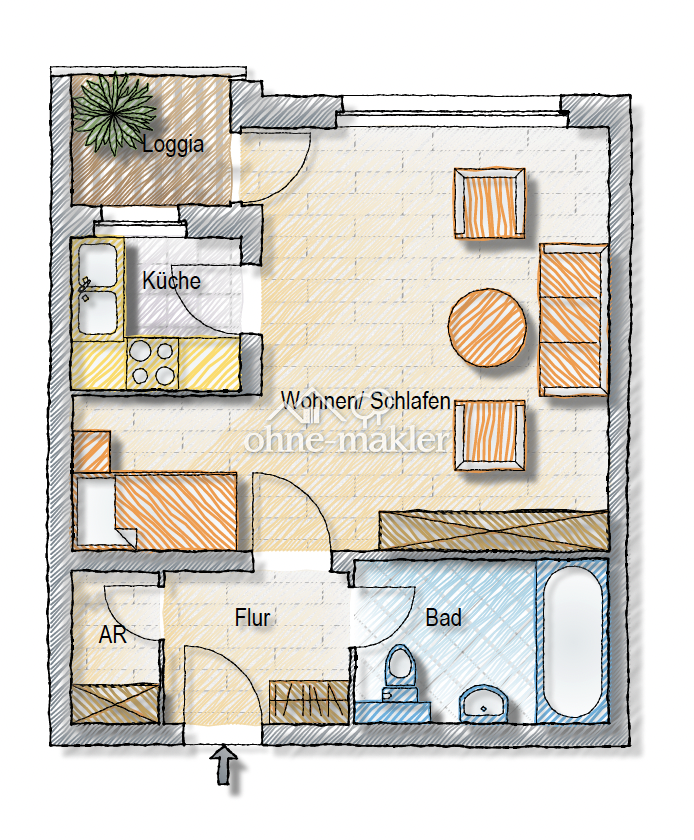 Kapitalanlage Lüneburg – provisionsfrei & sanierungsbedürftig, 21337 Lüneburg