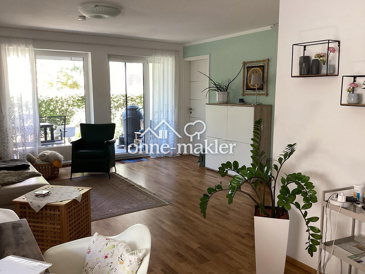 Rosenheim sonnige Wohnung mit Garten & Garage, 83024 Rosenheim (Fürstätt Ost Süd West Westerndorf Sankt Peter)