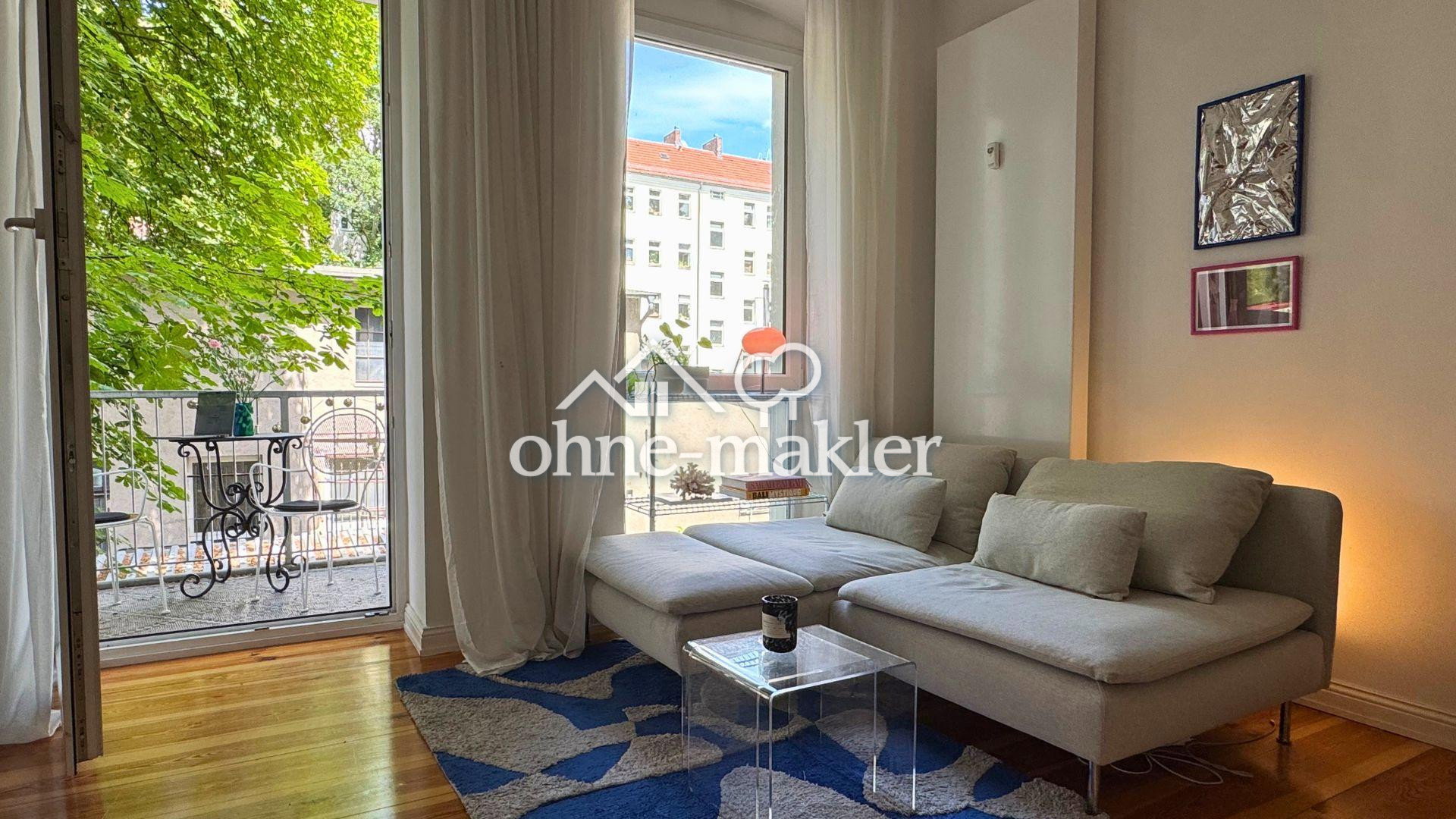 Helle 1-Zimmer-Wohnung mit Balkon im Zentrum von Friedrichshain, 10245 Berlin (Friedrichshain-Kreuzberg Friedrichshain)