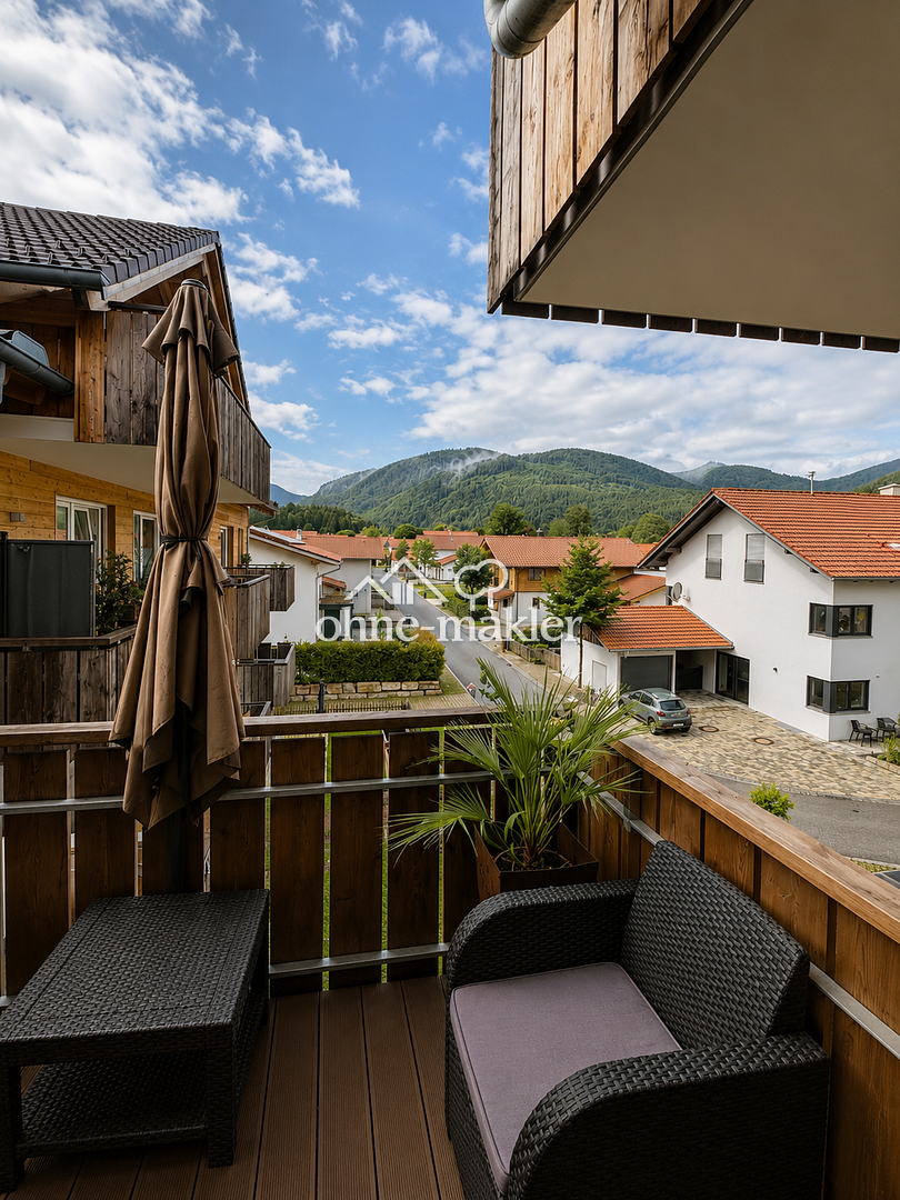 Moderne 2-Zimmer-Wohnung mit Bergblick, 83313 Siegsdorf