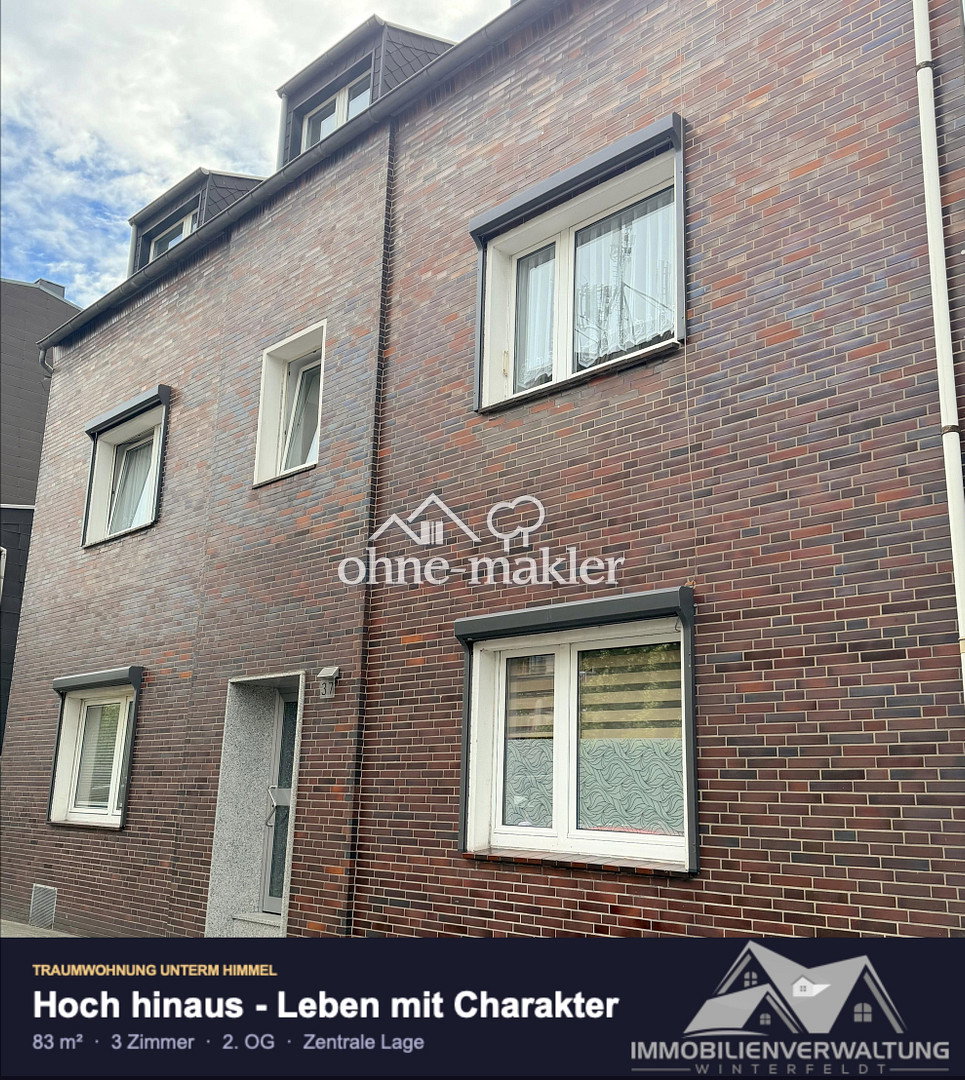 Charmante 3-Zimmer-Wohnung mit Dachschrägen, 47137 Duisburg (Mittelmeiderich Obermeiderich Untermeiderich)