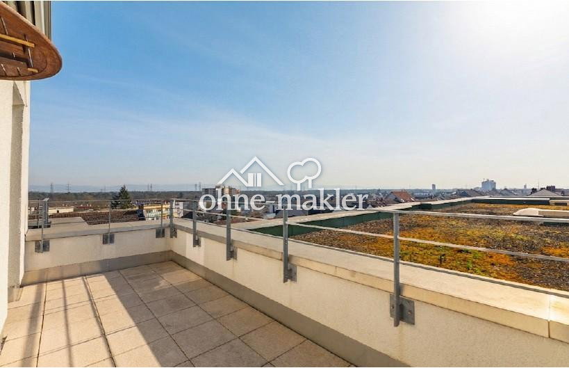 Penthouse mit Weitblick – barrierefrei & sonnig, 68219 Mannheim (Rheinau)