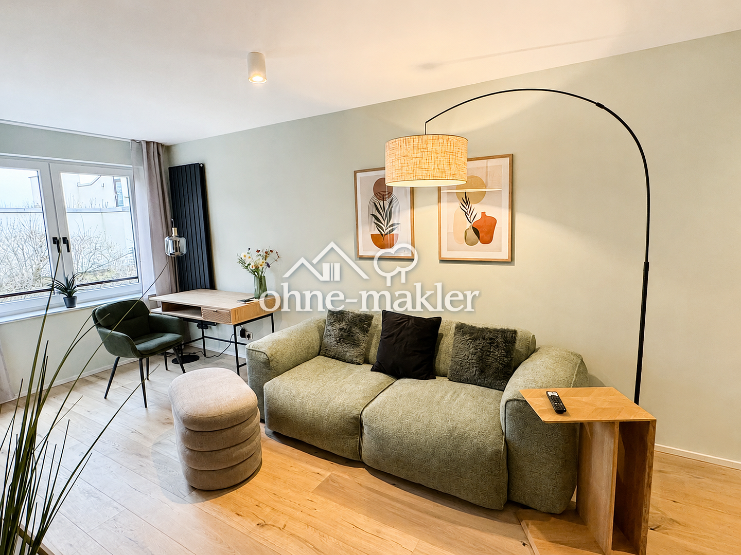 Stilvolle 48m-Wohnung mit Balkon am Herdweg, 70193 Stuttgart (Nord West)