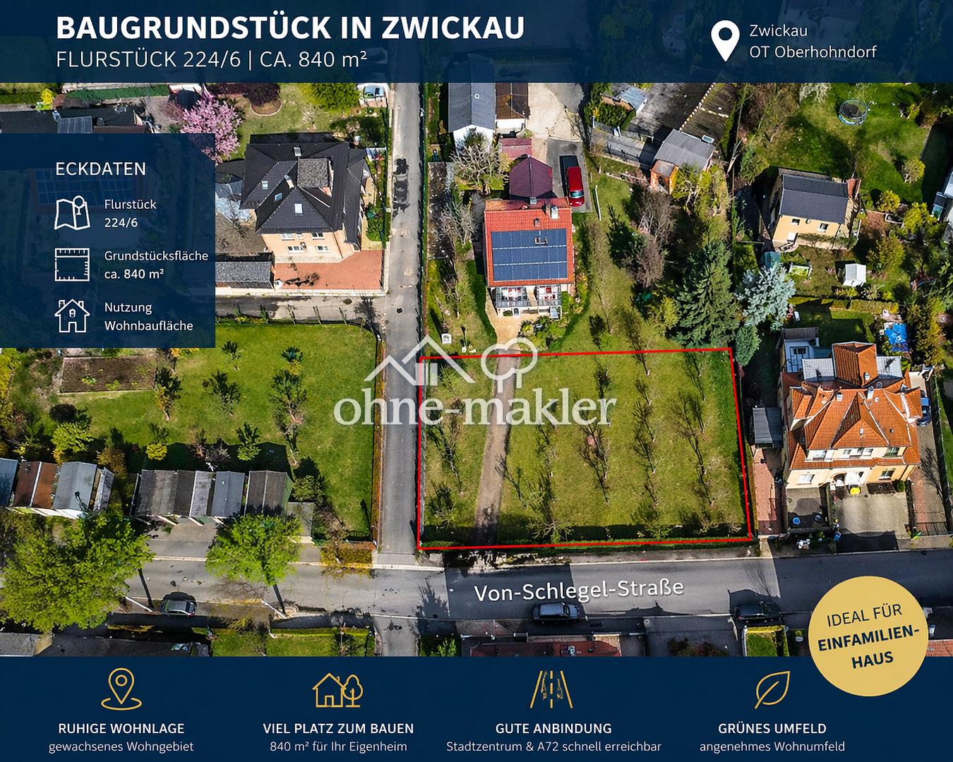 Baugrundstück in Zwickau – Traumlage für Ihr Zuhause, 8056 Zwickau