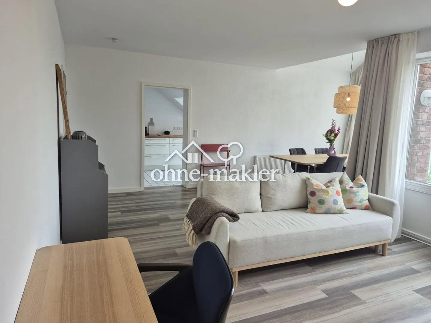 Rheinblick-Wohnung in Düsseldorf-Kaiserswerth, 40489 Düsseldorf (Angermund Kaiserswerth Kalkum Lohausen Wittlaer)