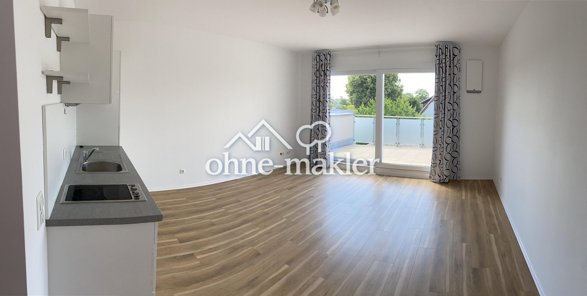 Stadtnahe 1-Zimmer-Wohnung mit großer Terrasse, 85049 Ingolstadt