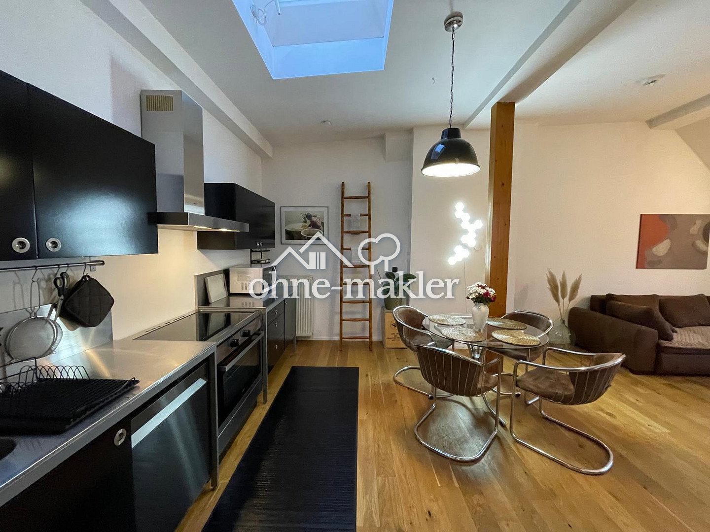 Dachgeschosswohnung mit Balkon & Gartenblick, 10249 Berlin (Friedrichshain-Kreuzberg Friedrichshain Prenzlauer Berg)