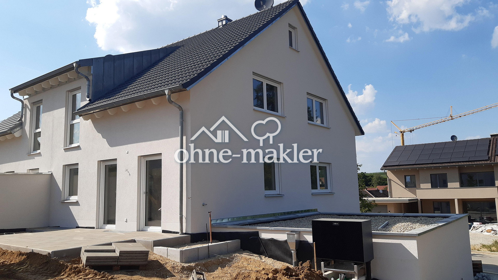 Neubau-Doppelhaushälfte mit Garten und Garage, 85296 Rohrbach