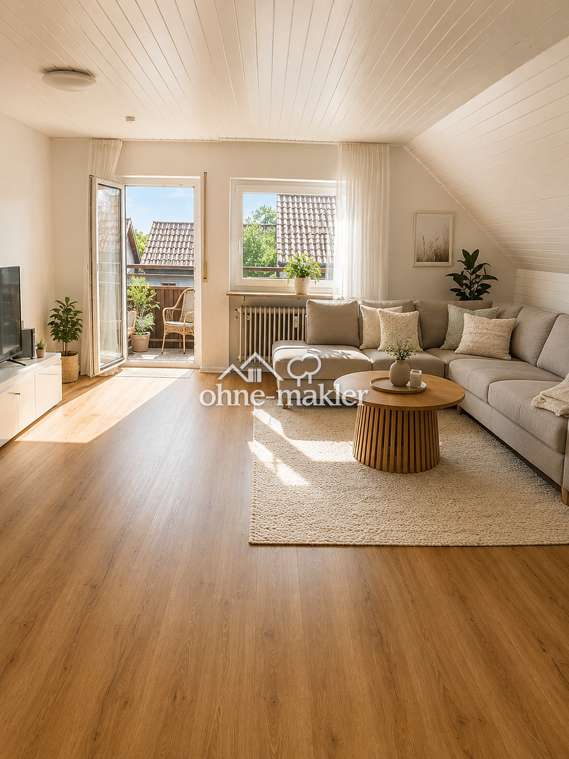 Idyllische 2-Zimmer-DG-Wohnung in Heilbronn-Horkheim, 74081 Heilbronn (Horkheim Klingenberg Sontheim)