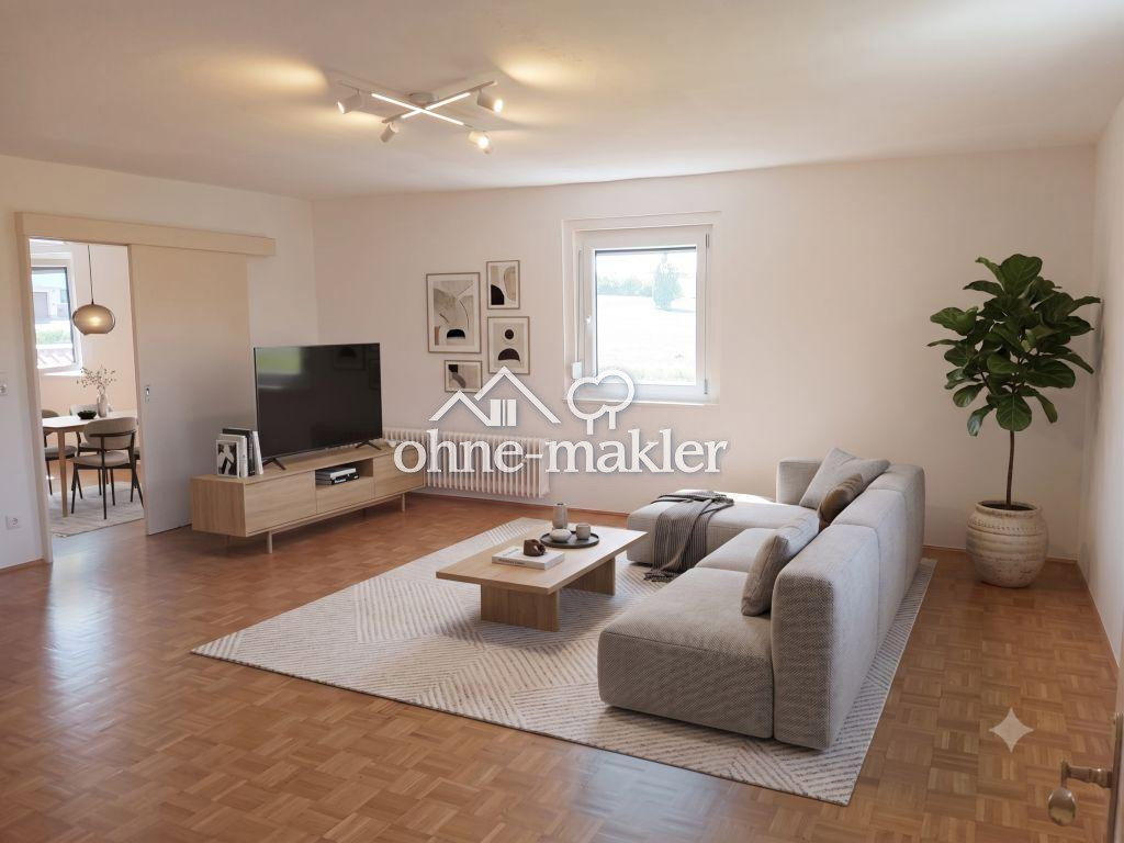 Helle 5-Zimmer-Wohnung mit Balkon in Aidhausen, 97491 Aidhausen