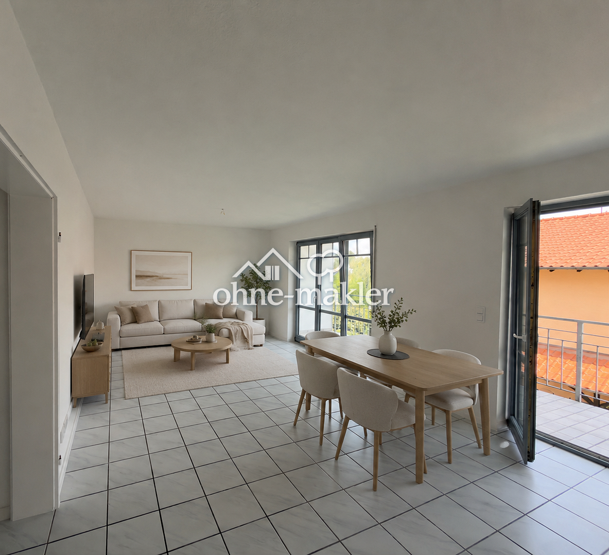 Helle 2-Zimmer-Wohnung mit Balkon, 55413 Weiler bei Bingen