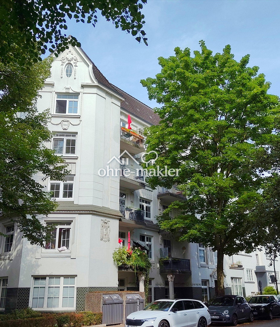 Jugendstil-Wohnung mit Alsterblick – provisionsfrei, 22303 Hamburg (Hamburg-Nord Barmbek-Nord Winterhude)