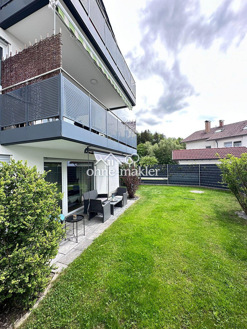 Erdgeschosswohnung mit Garten & Garage in Durach, 87471 Durach (Weidach)