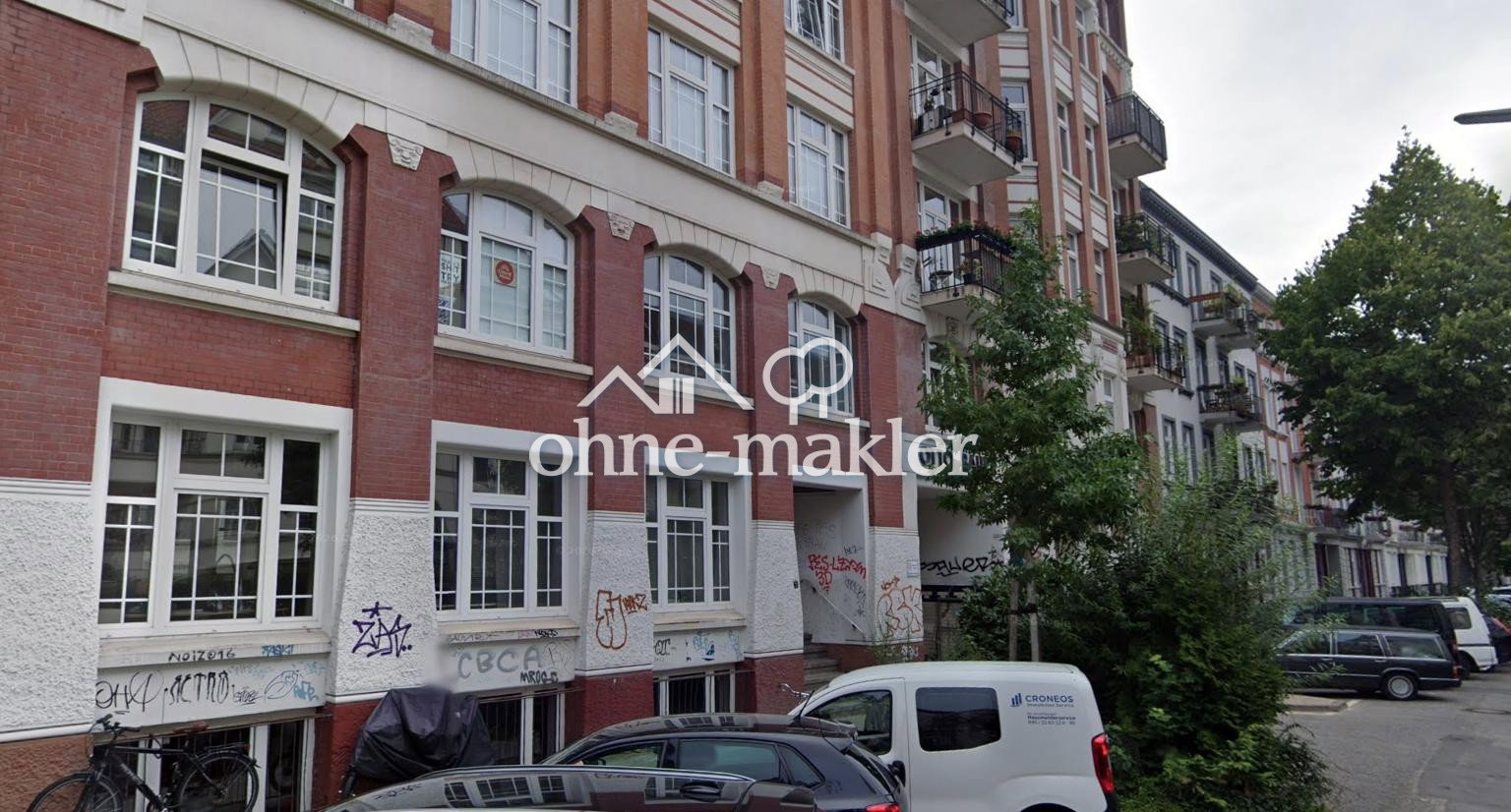 Hell und großzügig – Balkon mit Blick auf Eimsbüttel, 20357 Hamburg (Altona)