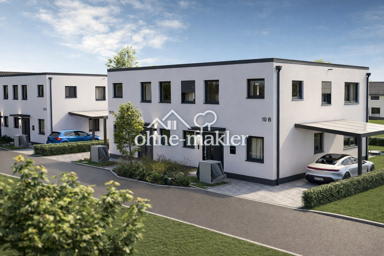 Doppelhaushälfte mit Terrassenüberdachung und Carport – KfW-Darlehen zu 1,00 % Zinsen p.a. möglich., 92699 Irchenrieth