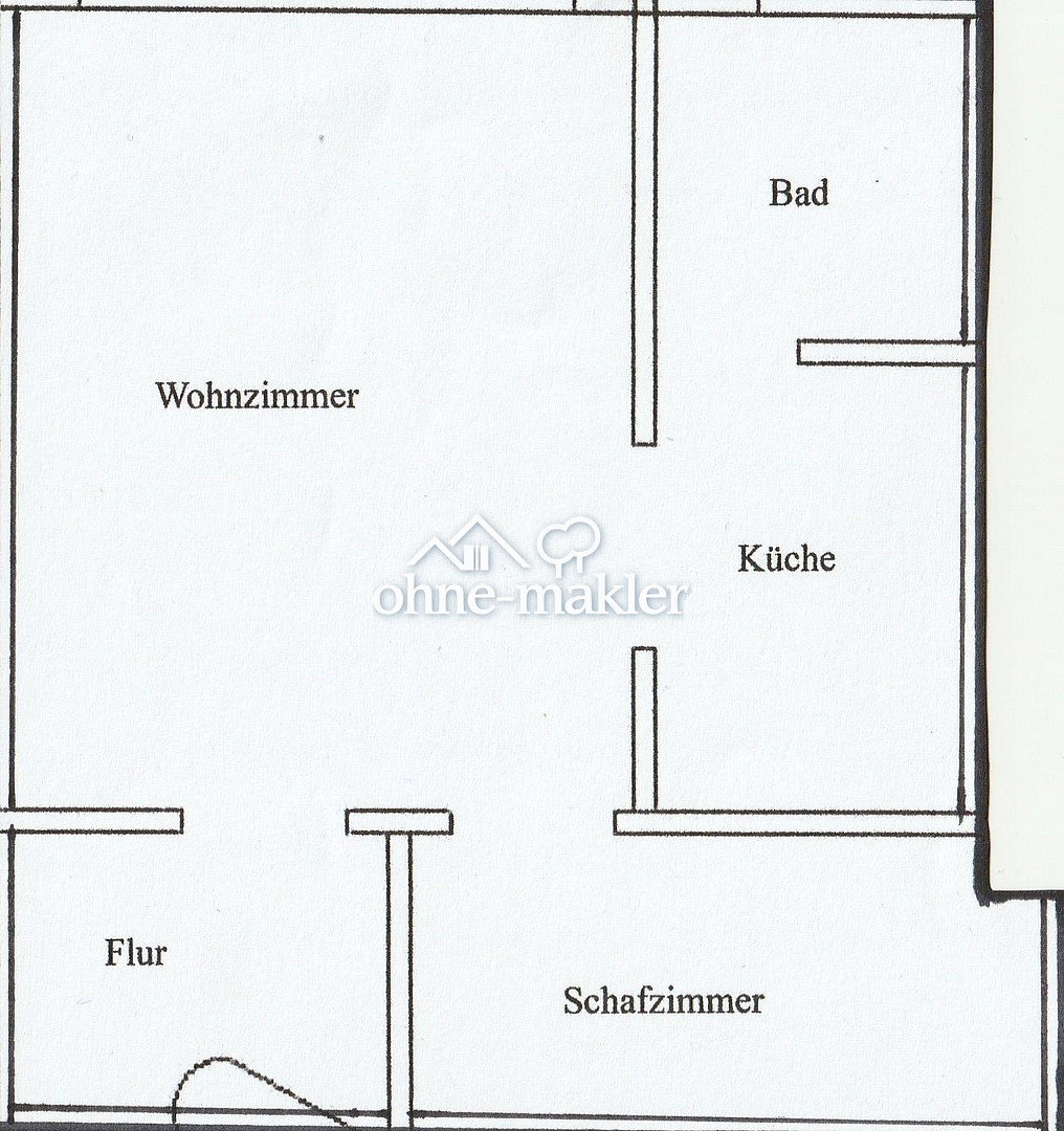 Ruhige Lage im Ringgebiet – ideal für Studenten, 38104 Braunschweig (Braunschweig Gliesmarode Riddagshausen Schapen Volkmarode)