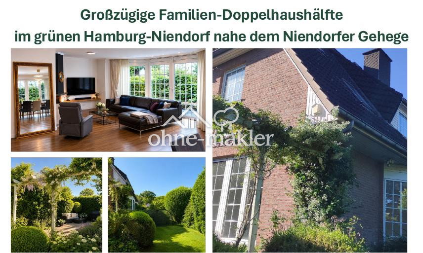 Familienfreundliches Doppelhaushälfte mit großer Sauna, 22459 Hamburg (Eimsbüttel Niendorf Schnelsen)
