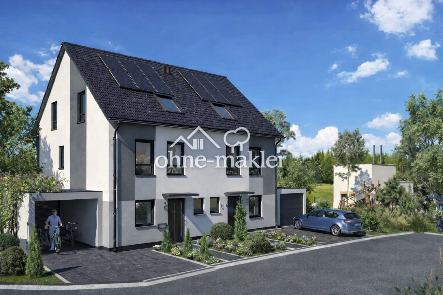 Modernes Einfamilienhaus in Saulheim - KFW40-QNG Förderbarkeit, 55291 Saulheim