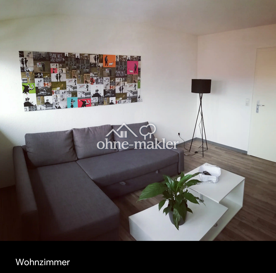 Voll möblierte 2-Zimmer-Wohnung mit Balkon in Grünwinkel, 76185 Karlsruhe