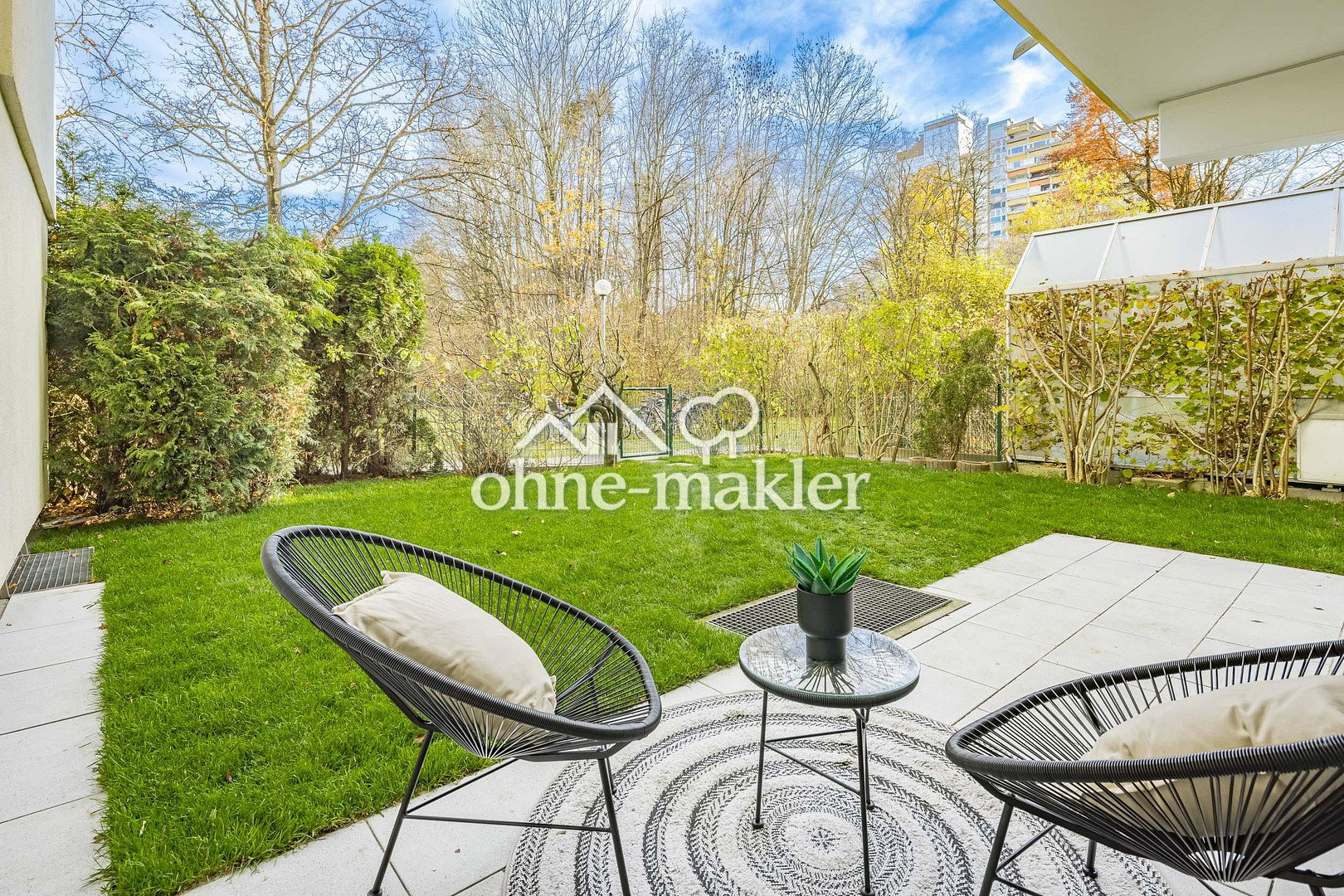 Frisch renoviert – Privatgarten in Bogenhausen, 81925 München (Bogenhausen)