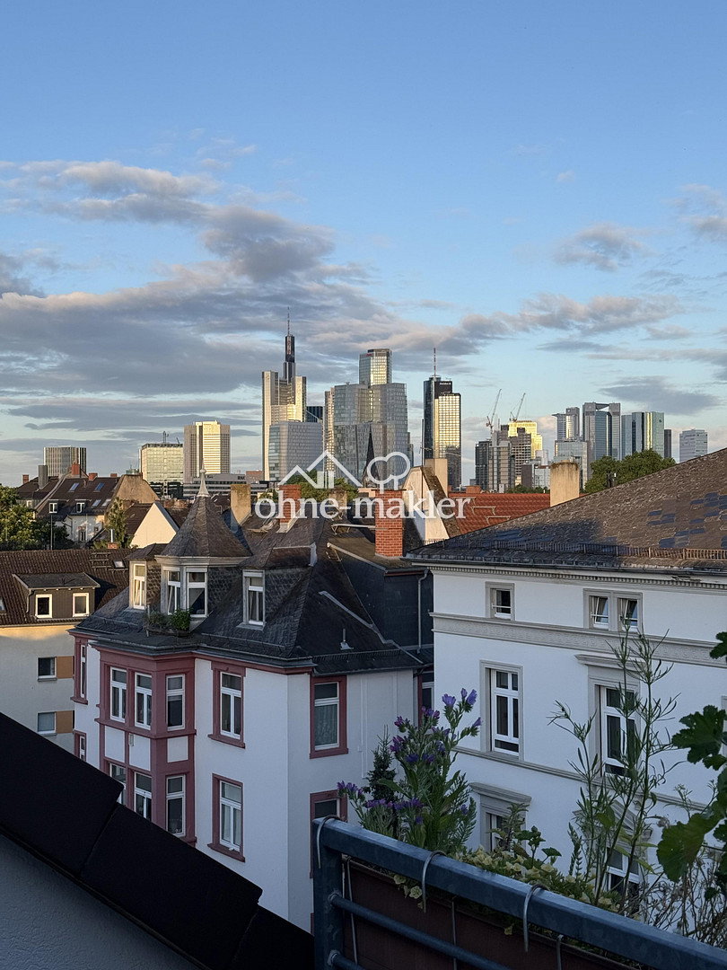 Frankfurt Traum-Maisonette mit Skyline-Blick, 60316 Frankfurt am Main (Nordend-Ost Nordend-West Ostend)