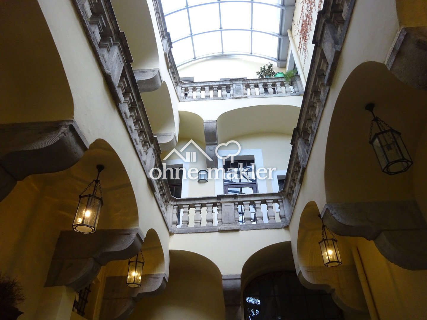 Historische Wohnung mit überdachter Terrasse in Altstadt, 2826 Görlitz