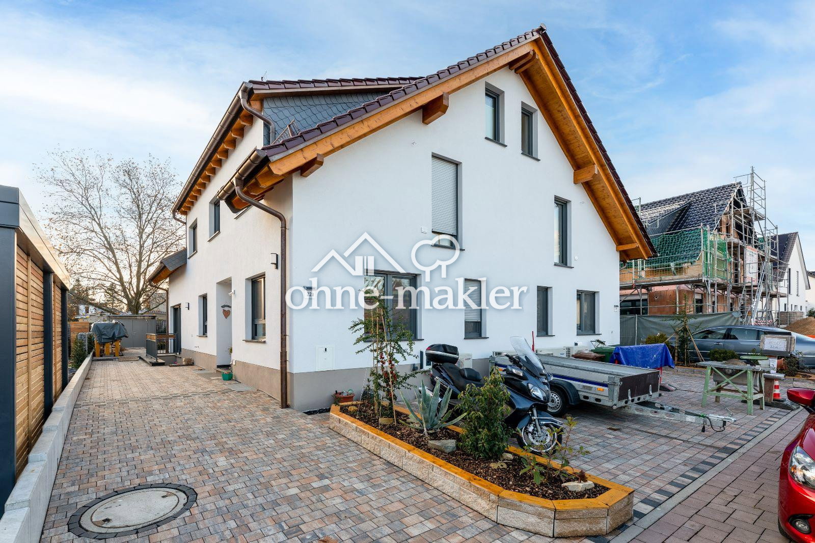 Neuwertige Doppelhaushälfte im Neubaugebiet, 63543 Neuberg
