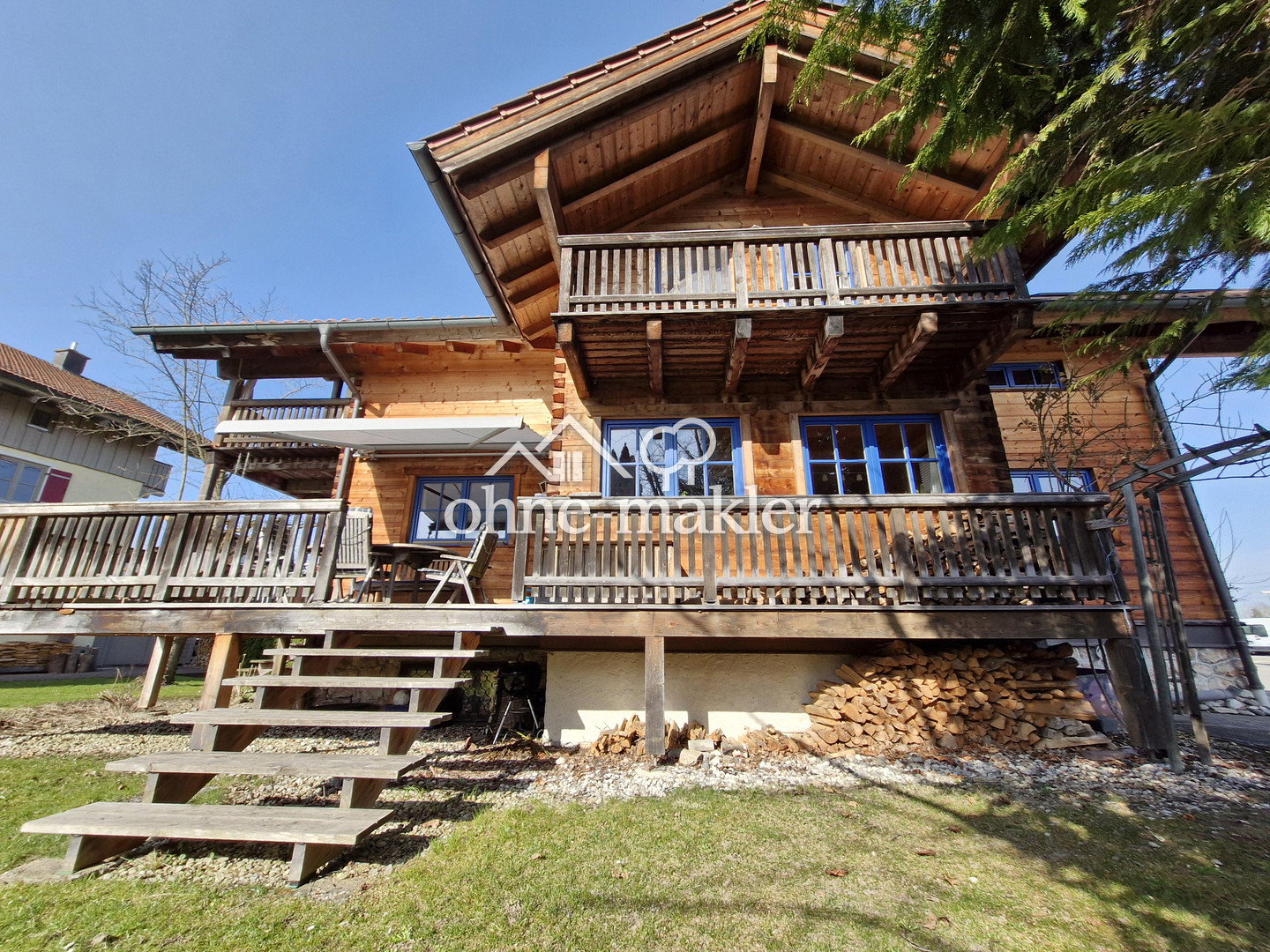 Einzigartiges Holzblockhaus am Chiemsee, 83233 Bernau a. Chiemsee (Bernau)
