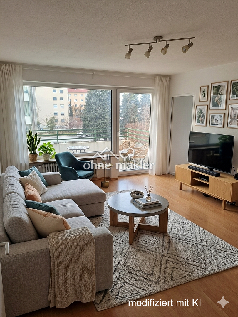 Zentrumsnahe renovierte 2-Zimmer-Wohnung mit Balkon, 81673 München (Berg am Laim)