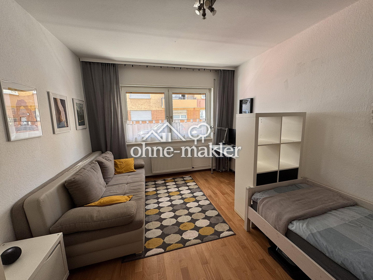 Zentrale Lage in Mannheim - helle 1-Zimmer-Wohnung, 68169 Mannheim (Friesenheimer Insel Industriehafen Neckarstadt)