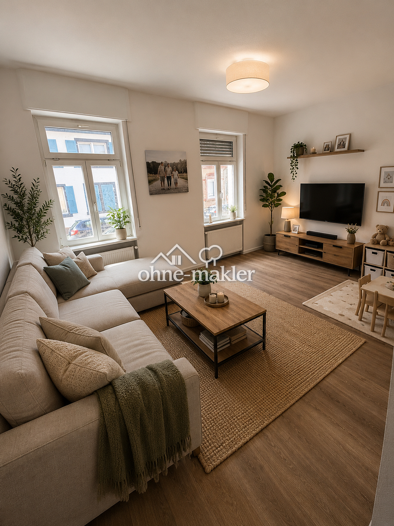 Modern renovierte 2-Zimmer-Wohnung mit Büroraum Garage, 76185 Karlsruhe