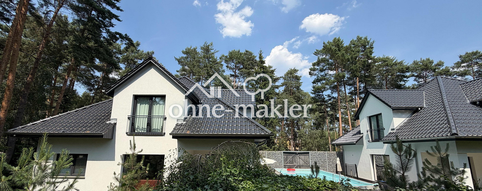 Luxusvilla mit zweitem Haus auf 2.818 m Grundstück, 14822 Borkwalde