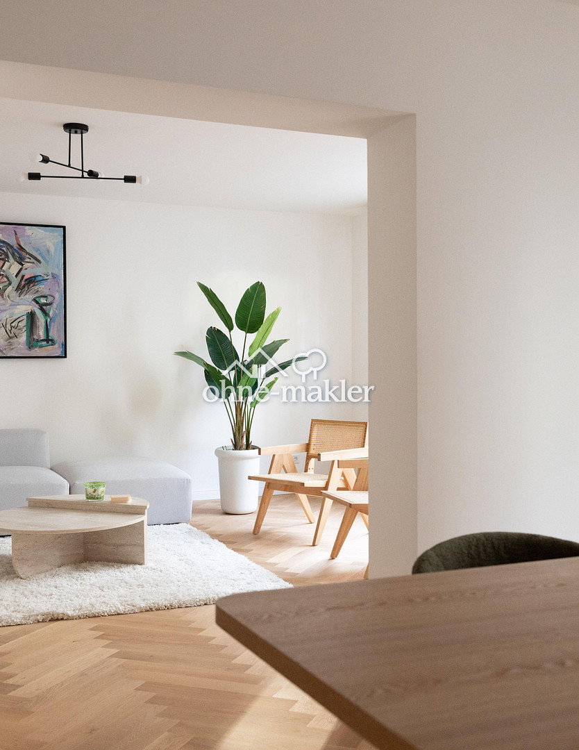 Modernisierte 4-Zimmer-Wohnung – Ideal für Homeoffice, 60322 Frankfurt am Main (Dornbusch Innenstadt Nordend-West Westend-Nord Westend-Süd)