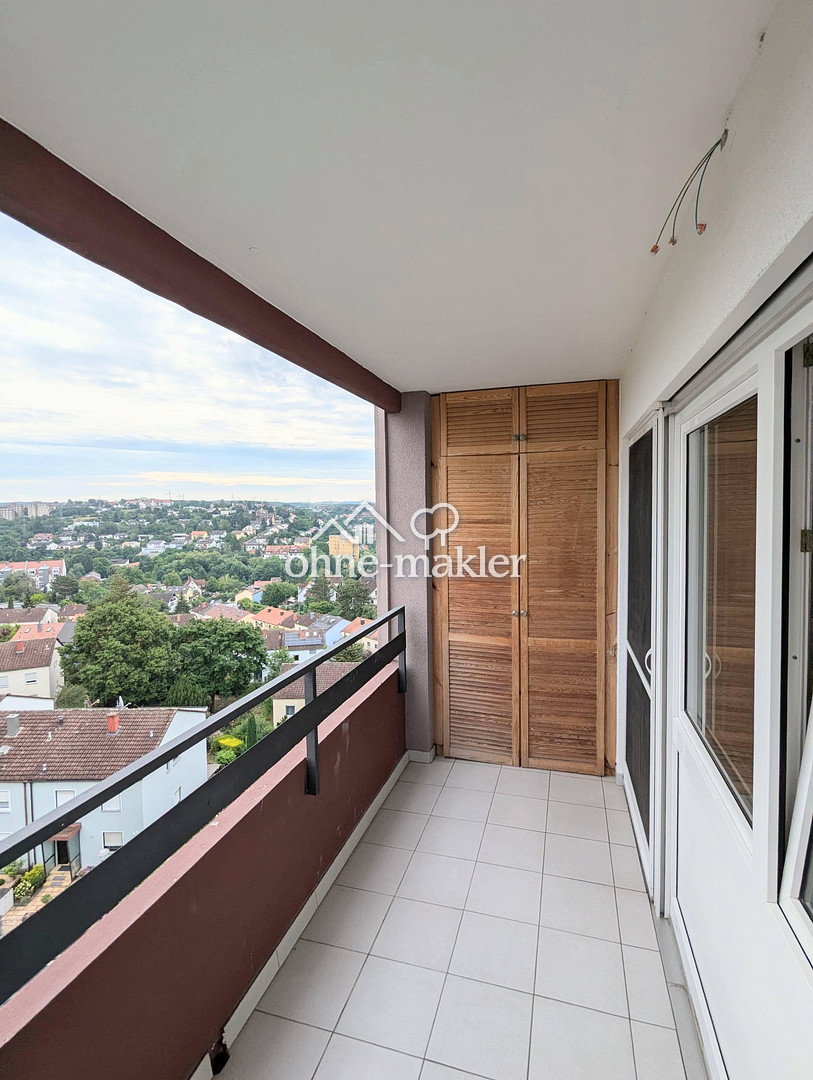 Ruhige 2-Zi-Wohnung mit Balkon in Würzburg, 97076 Würzburg (Grombühl Lengfeld)