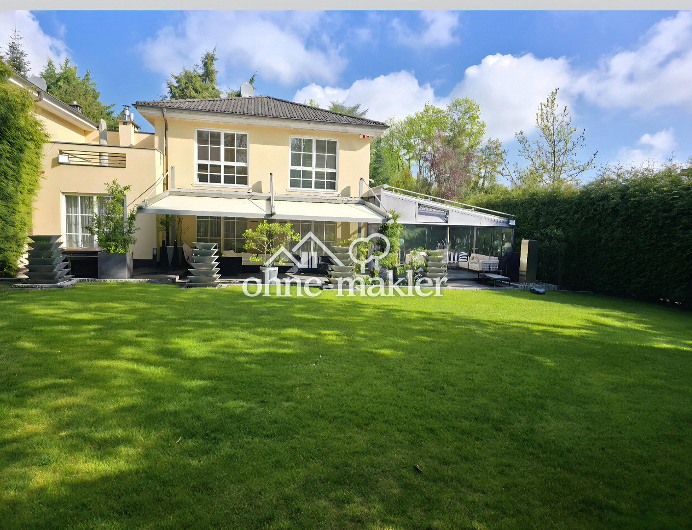 Luxusvilla auf 1000qm Parkgrundstück im Hahnwald, 50996 Köln (Rodenkirchen Hahnwald Marienburg Weiß)