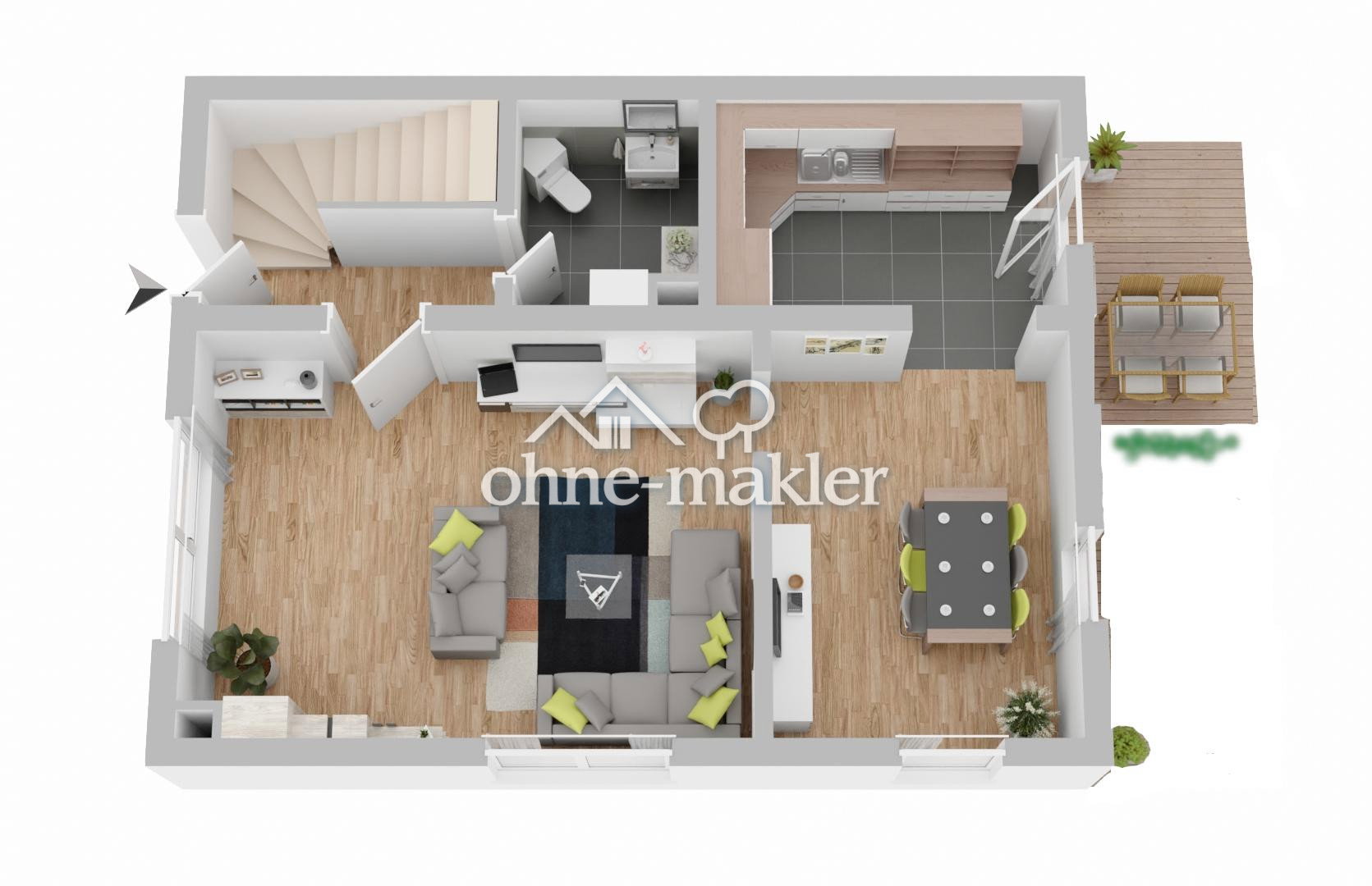 Charmantes Einfamilienhaus direkt zum Erstbezug, 97789 Oberleichtersbach (Unterleichtersbach)